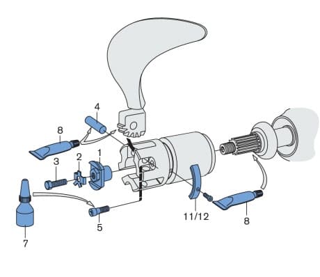 Installation Hardware - 2 blade folding Propeller