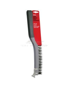 ME 14In Wire Brush With Scraper - BARPSAT004